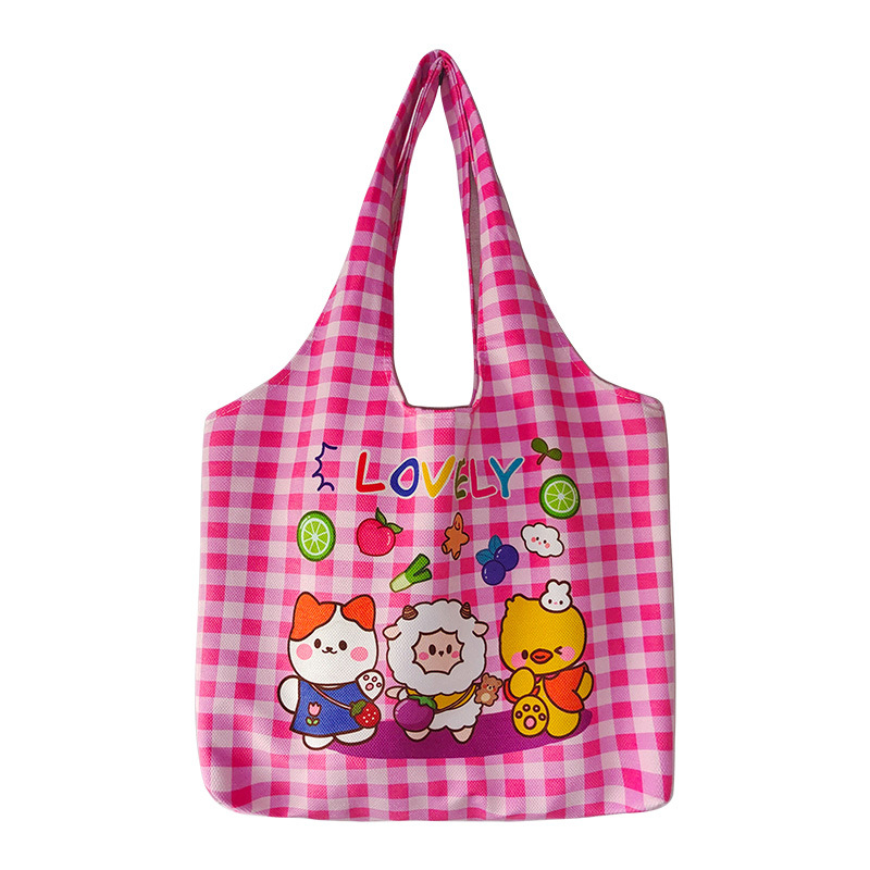 Bolsa coreana de alta capacidad bolso de hombro bolso de clase para estudiantes universitarios 2024 nuevo chaleco bolso al por mayor