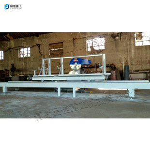 Horizontal Electric Round Wood Pusher Saw Short Material Hard Miscellaneous Wood Cutting Band Saw Machine Wood Breaking Piecework Saw Machine