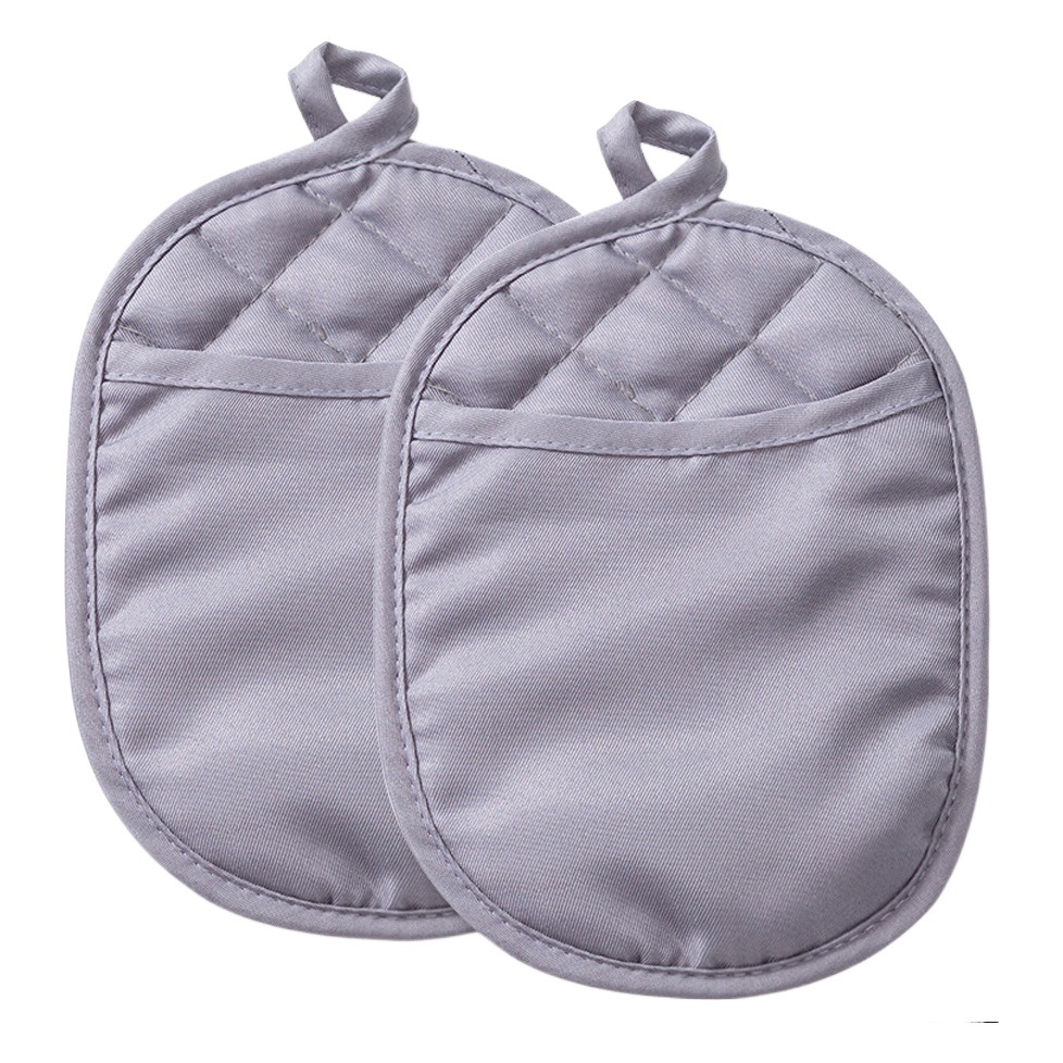 Guantes para horno interstibles, almohadilla de aislamiento térmico tipo bolsillo, almohadilla para mesa, guantes para horno microondas, almohadilla de aislamiento térmico al por mayor