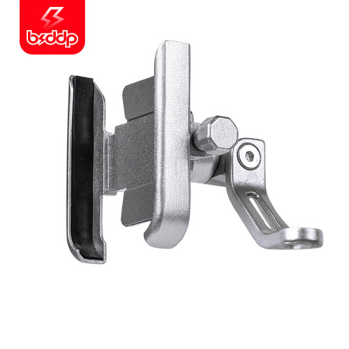 Motorcycle electric vehicle mobile phone holder takeaway bicycle modified aluminum alloy anti-fall mobile phone clip factory direct sale