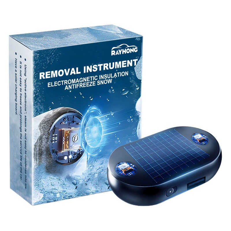 Солнечный антиобледенитель RAYHONG для лобового стекла и зеркал заднего вида, портативное средство для удаления снега