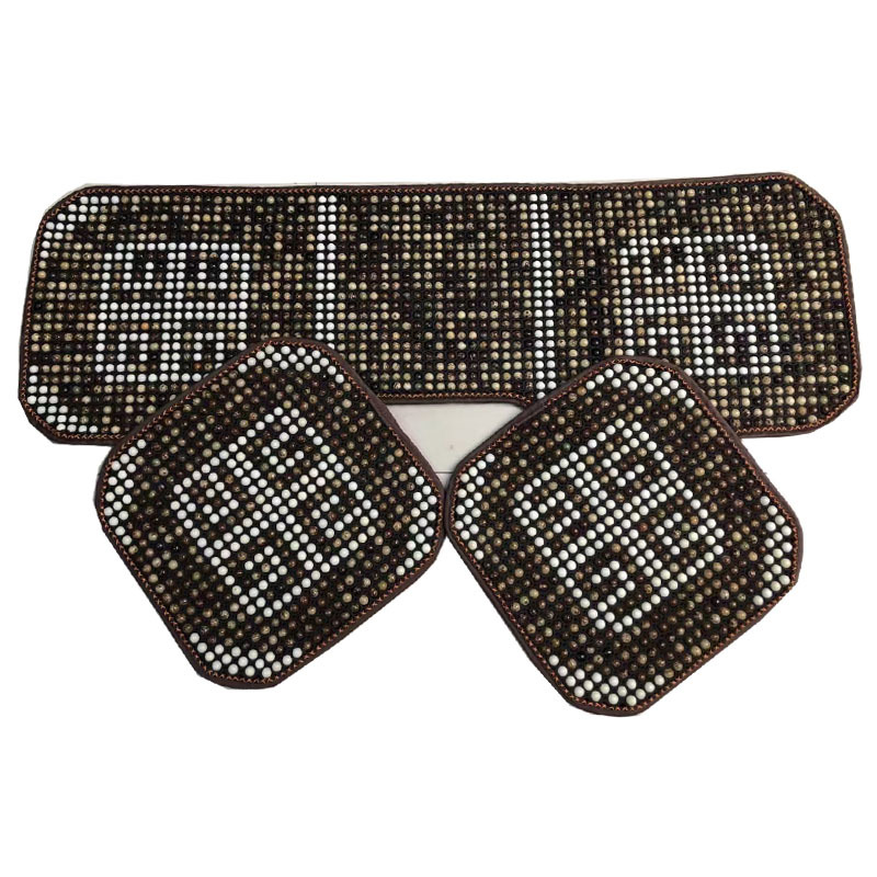 厂家生产批发3D网菩提子坐垫菩提三件套硅胶防滑底布菩堤座垫方垫|ru