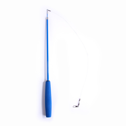 Cross-border new pet cat toy caterpillar pearl feather fishing rod replacement head telescopic cat funny stick fishing rod