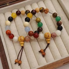 杭州刻字十八籽菩提手串十八子多宝佛珠手持灵 隐 景区旅游饰品