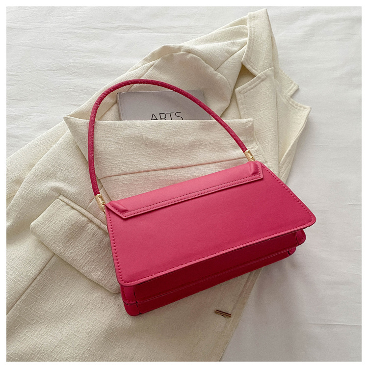 Personalized and Minimalist High-quality and Versatile Korean Version Bag for Women's Bag 2024 Spring New Car Sewn Single Shoulder Underarm Handbag_voghion.com