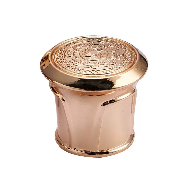 跨境欧美中东锌合金压铸香水瓶盖子个性奢华金属香水瓶盖厂家直供