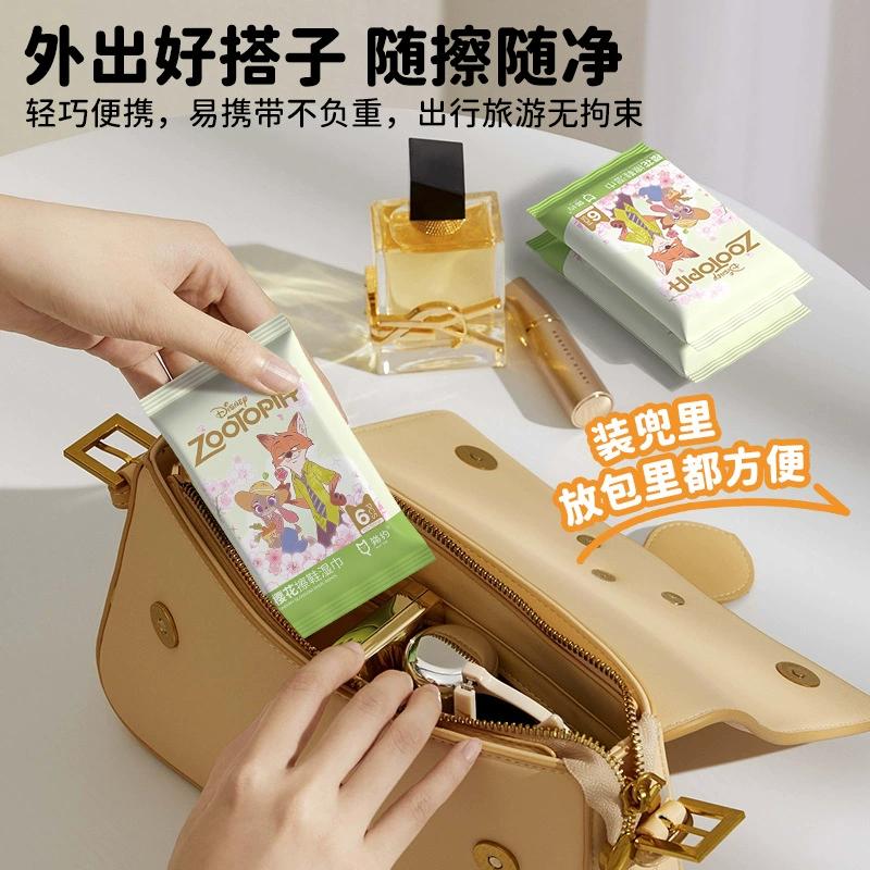 wipes Disney Zootopia White Shoe Wipes для чистки обуви без стирки, одноразовые портативные очищающие салфетки