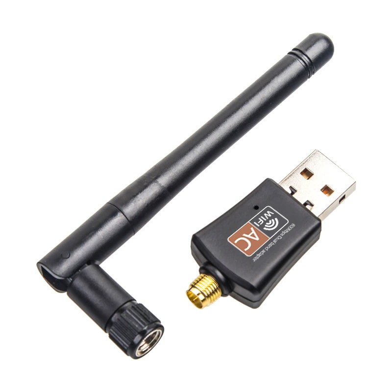 USB беспроводная сетевая карта двойной частоты 600М мини двойной частоты WIFI приемник 2.4Г/5.8Г беспроводной передатчик