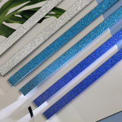 5ZV7 wholesale flash diamond stack star paper craft solid color handmade wish bottle finished fine tube material five-pointed star strips