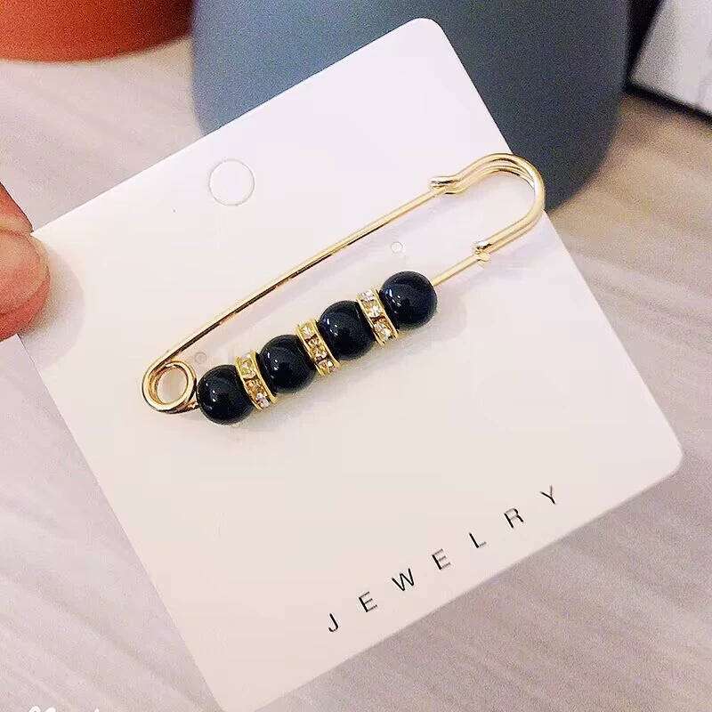 Брюки Талия Артефакт Талия Булавка Анти-свет Брошь Высококачественная булавка для корсажа Ювелирные изделия Жемчужная брошь с пряжкой