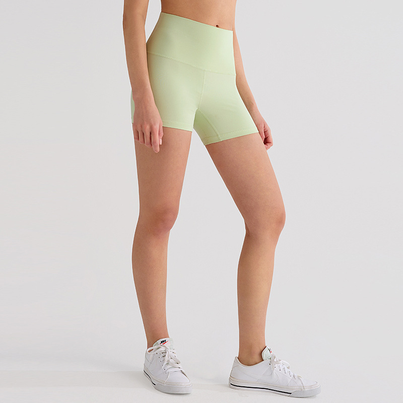 Inf pantalones de yoga de tres puntos para mujer lijados de cintura alta y glúteos pantalones cortos de ciclismo de fitness de secado rápido leggings deportivos lulu