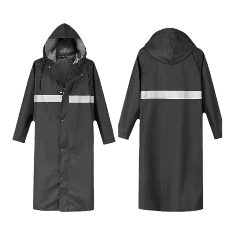 Impermeable Largo Enterizo para Adultos Tela de Oxford Resistente al Agua, Engrosado para Senderismo y Ciclismo