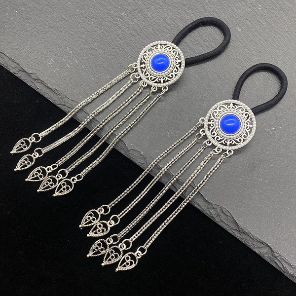 Style 1 antique silver sapphire blue (one price)