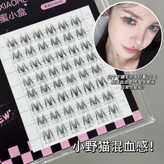 蜜小盒咕咕雞系下睫毛！自然仿真毛流感上鏡小野貓混血感懶人平價