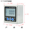 ETOPOO digital display level digital display Inclinometer Inclinometer 360 ° tilt box All metal Backlight