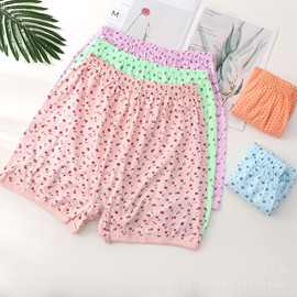 中老年人三角内裤老太婆纯棉女士全棉四角裤高腰棉平角裤妈妈内裤