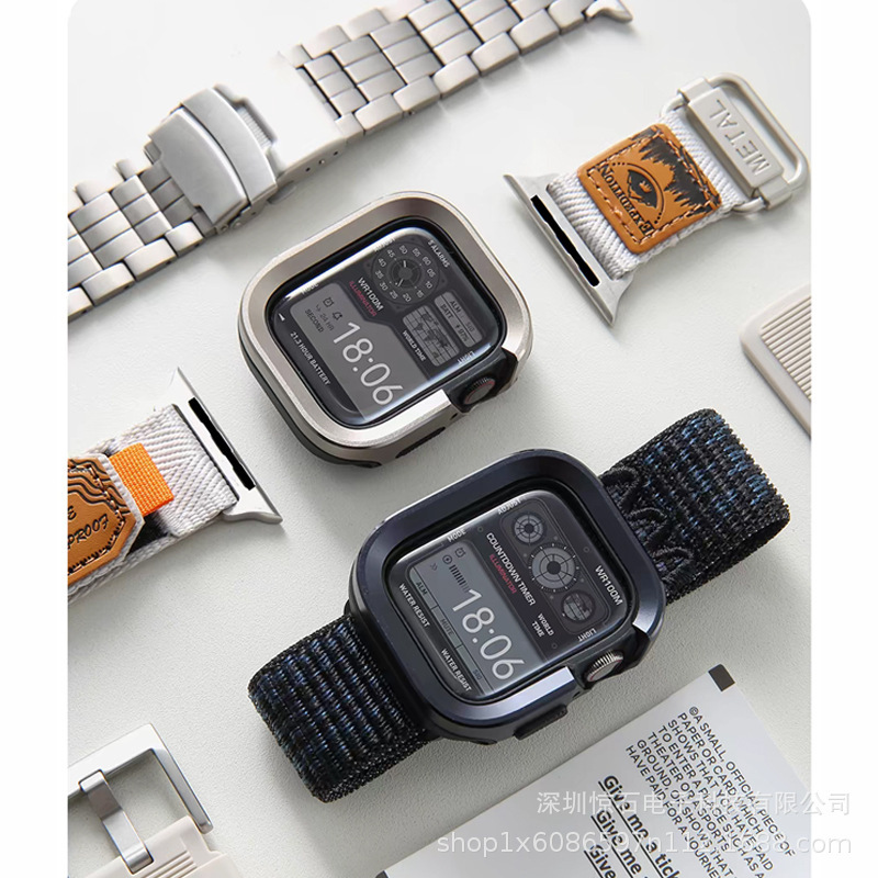 Metal Protective Case Suitable for Apple Smart Watch S11 Titanium Alloy Tpu Protective Case Ultra Sports Watch Case Metal Protective Case Suitable for Apple Smart Watch S11 Titanium Alloy Tpu Protective Case Ultra Sports Watch Case