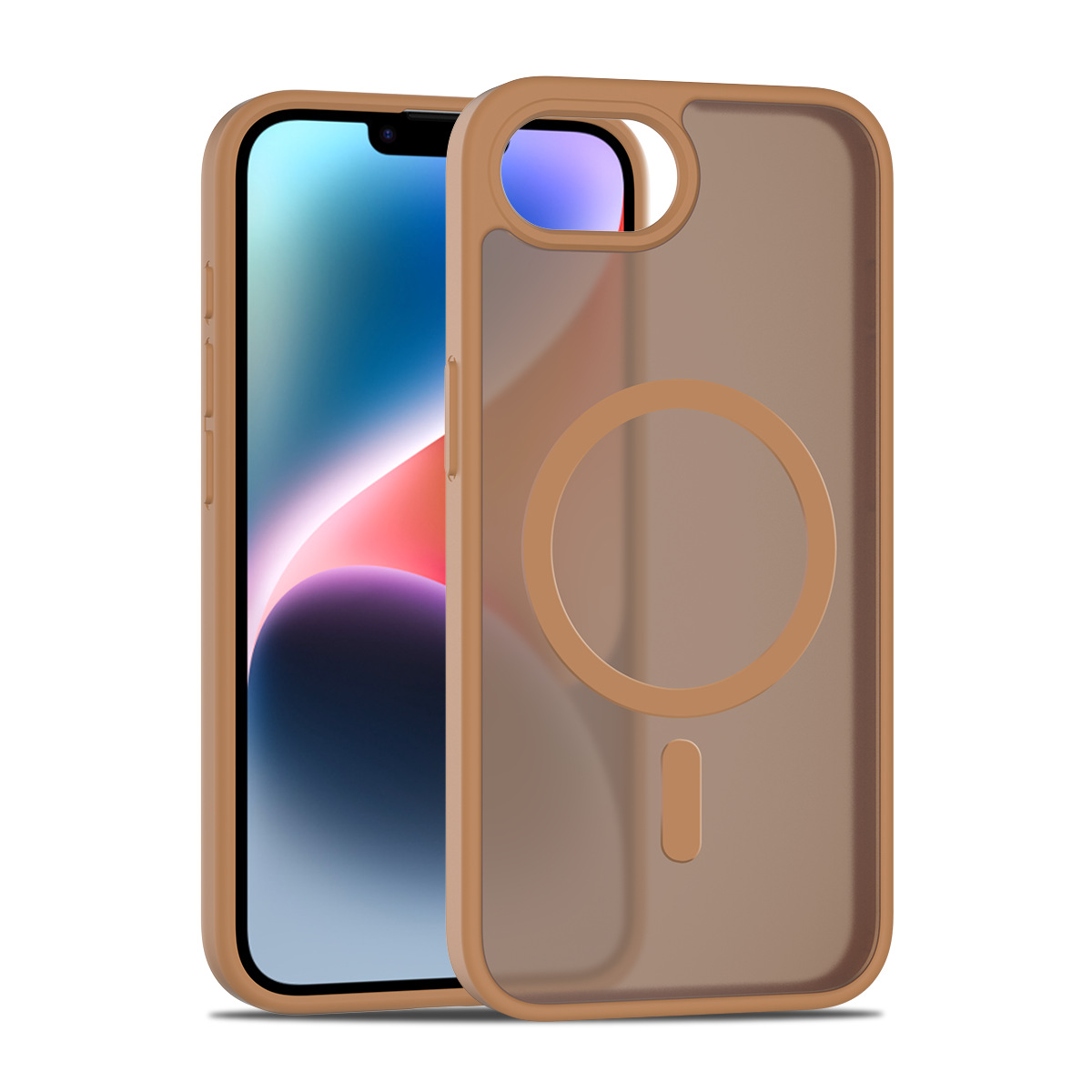 Aplicable iphone16E funda de succión magnética cerveza funda para teléfono móvil escudo plateado sensación de piel 2.0mm Apple 16SE4 funda para teléfono móvil anti-caída