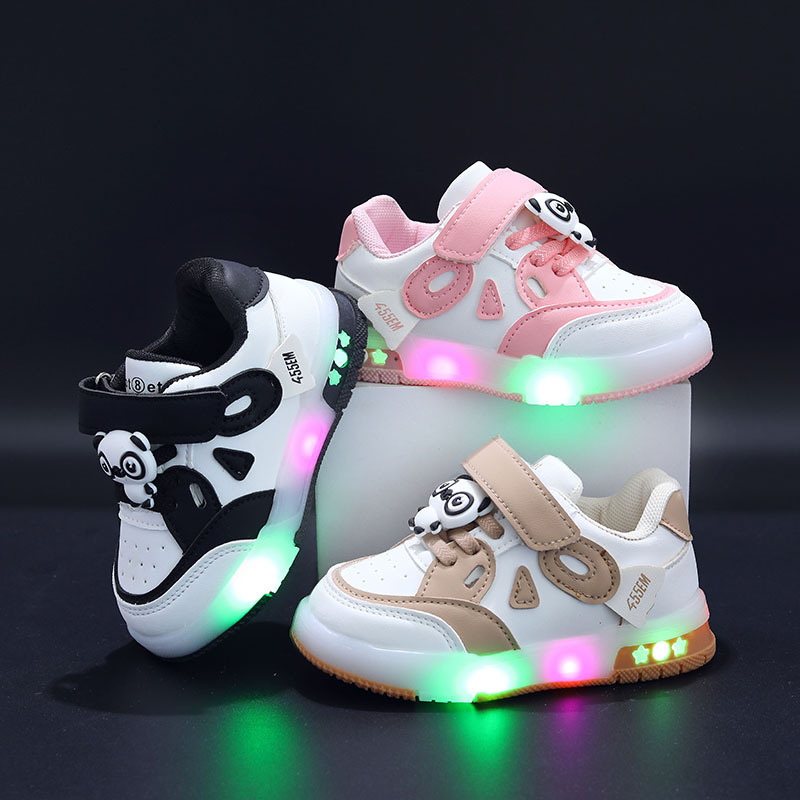 Children's low-top board shoes Children's casual shoes boys sneaker girls white shoes light shoes casual cartoon board shoes