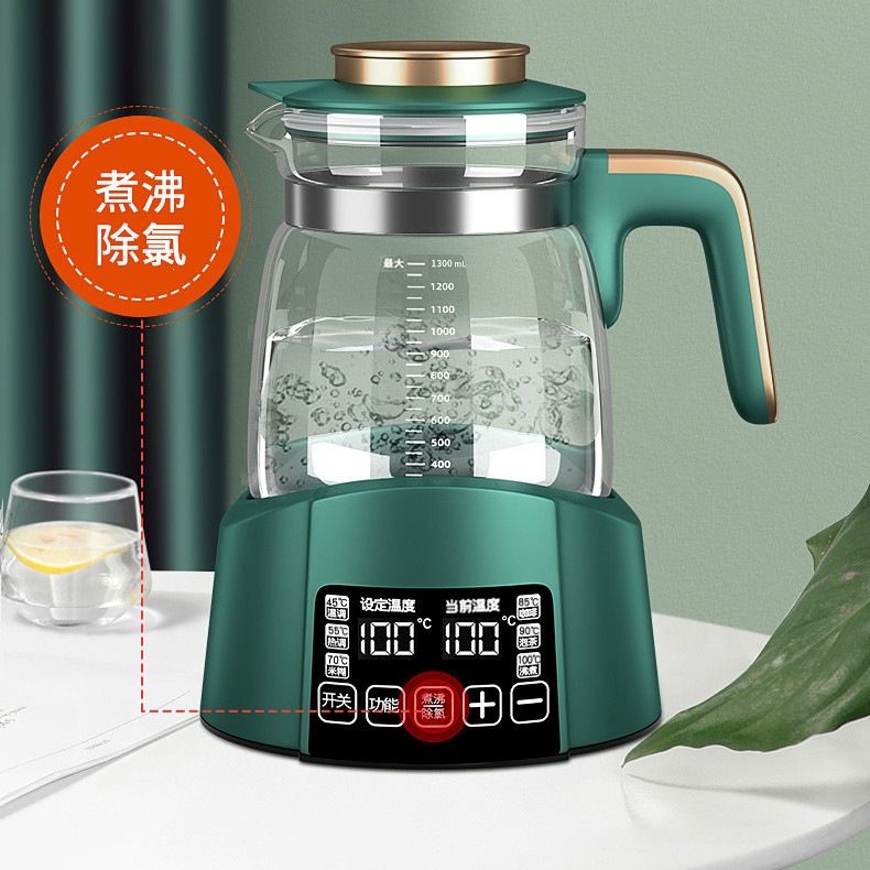 恒温调奶器多功能玻璃电热水壶智能婴儿冲泡机全自动水壶温奶批发