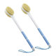 Bath Artifact Long Handle Double-sided Removable Bath Brush Multifunctional Soft and Hard Hair Bath Brush Back Mud Bath Brush