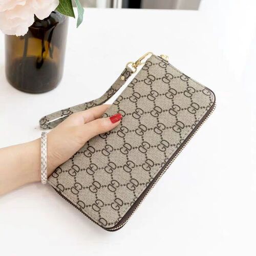 New Wallet Women's Single Zipper Large Capacity Women's Clutch Long Coin Purse Fashionable Mobile Phone Bag Card Holder
