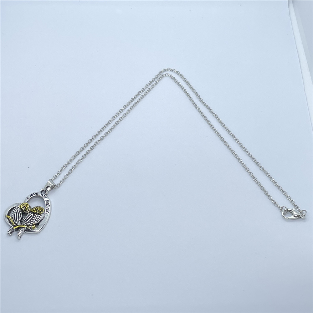 Karšto pardavimo mielas pelėdos pakabukas-vėrinys, madingas ir universalus poros gyvūnų papuošalų aksesuaras, dovana_voghion.com