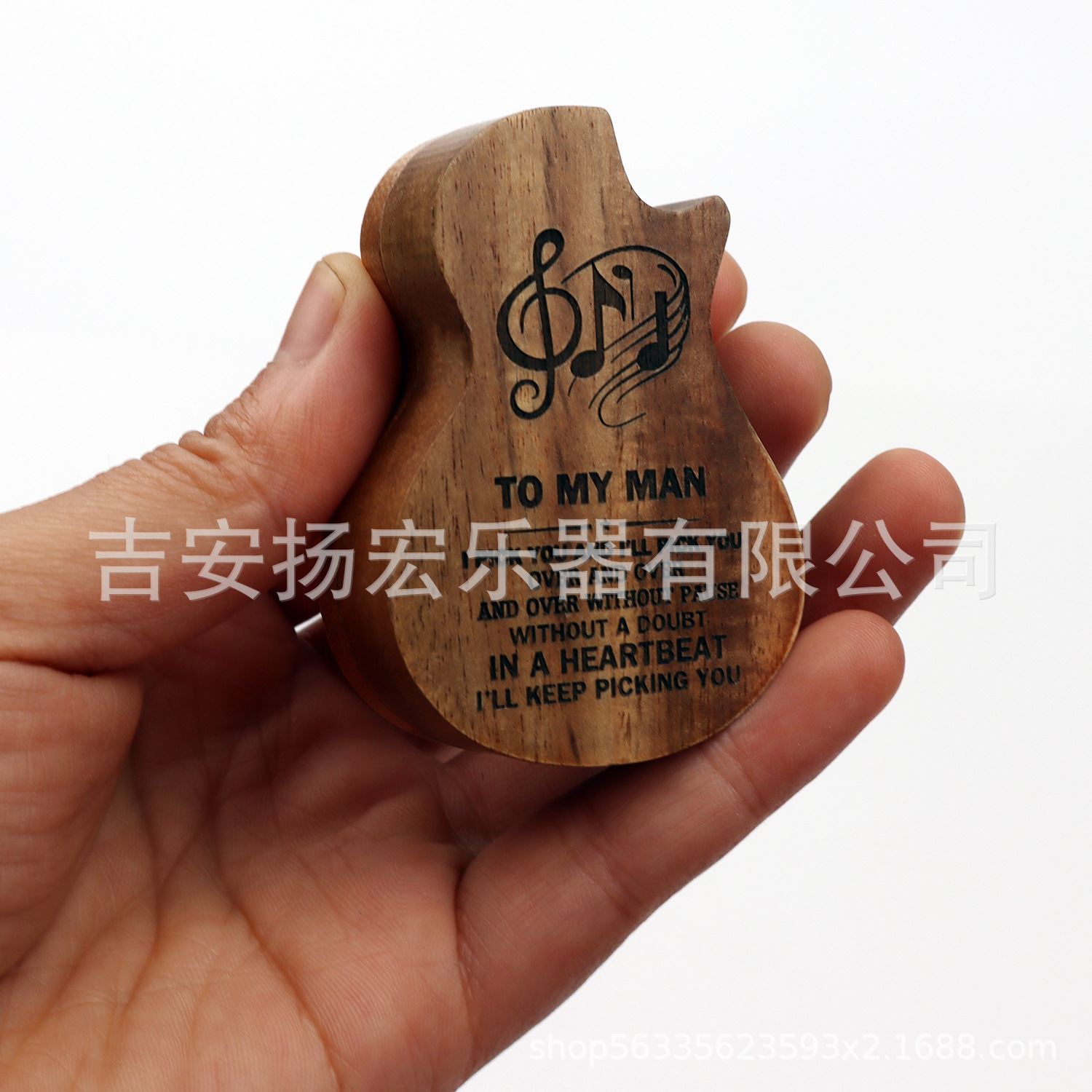 Guitarra caja de recogida de madera caja de almacenamiento caja de recogida de ukulele caja de recogida Amazon popular