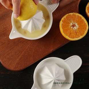 Ceramic Manual Lemon Juicer Grapefruit Lime Juicer Household Simple Orange Juice Juicer Orange Juice Juicer
