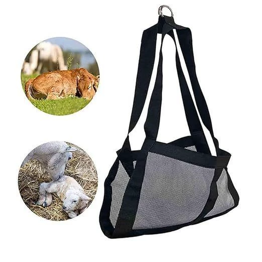 Amazon обновил сумку для взвешивания домашних животных, прочный нейлон, легко чистится, подвесной мешок для взвешивания скота, чистящий ремень
