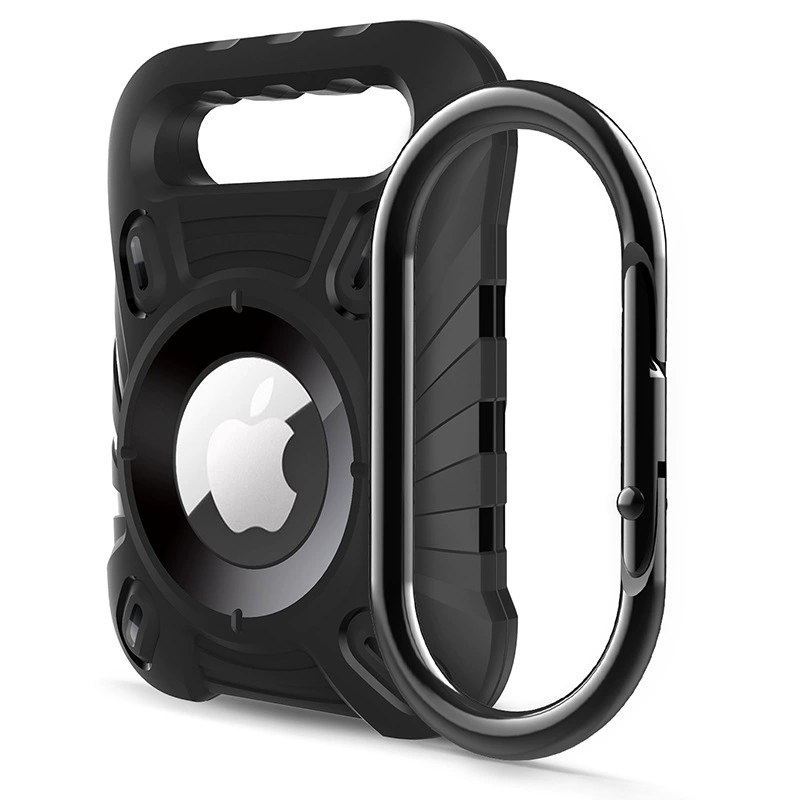 Подходит для Apple AirTag, защитный силиконовый TPU-чехол «инопланетная броня» для трекера против потери, водо/пыле/ударозащитный, в наличии