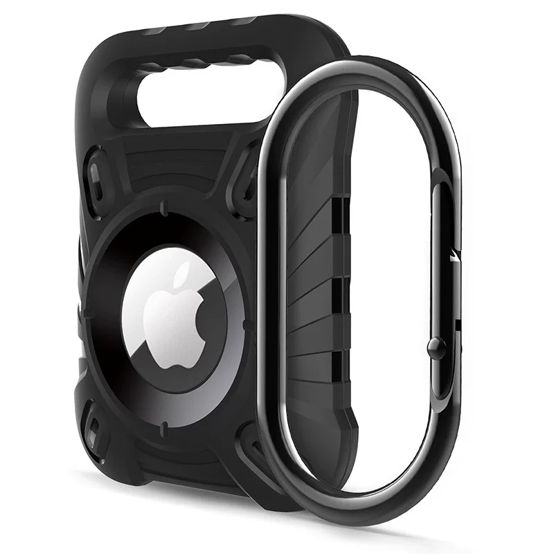 Подходит для Apple AirTag, защитный силиконовый TPU-чехол «инопланетная броня» для трекера против потери, водо/пыле/ударозащитный, в наличии