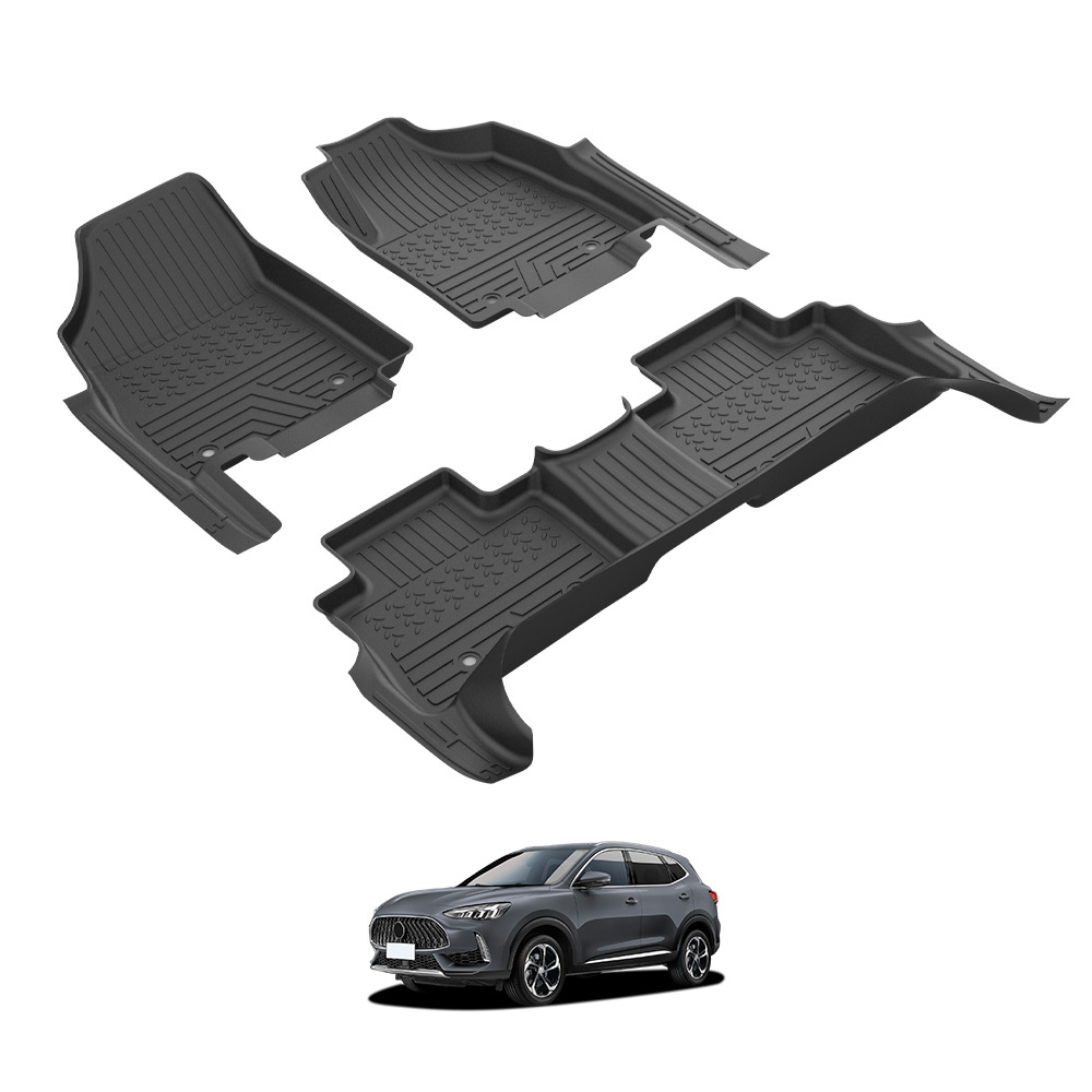 Txinrui Adecuado para MG hs MG Pilot Alfombrilla de piso para automóvil Pies de Tpe antideslizantes 5D para pisos Mat