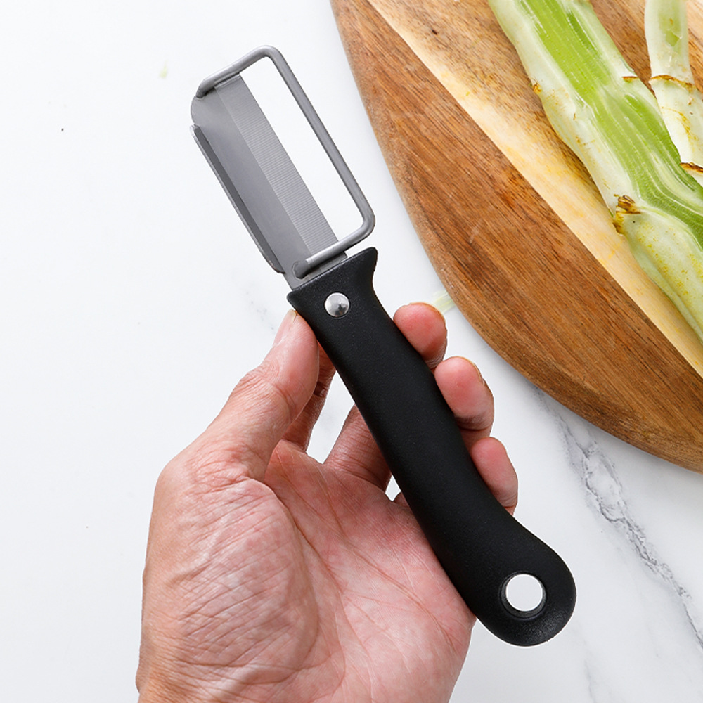 Cuchillo de caña de acero inoxidable pelador especial para lechuga cocina multifunción pelador fruta calabaza patata pelador