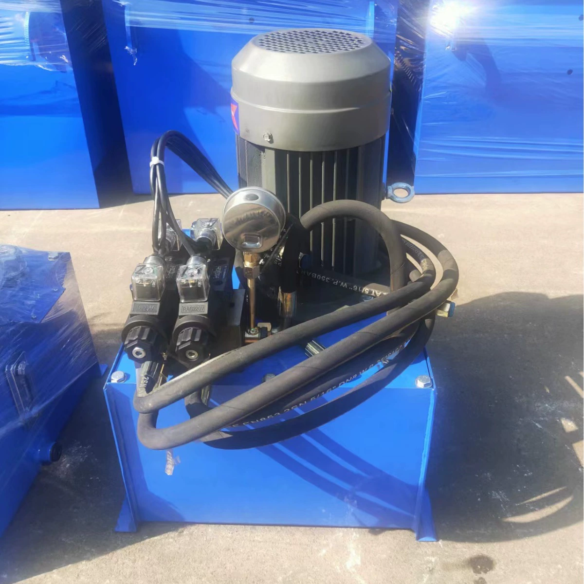 Гидравлическая станция, сборка гидравлической насосной станции, полная гидравлическая система, ручной автоматический подъем, электромагнитный масляный насос высокого и низкого давления по индивидуальному заказу.