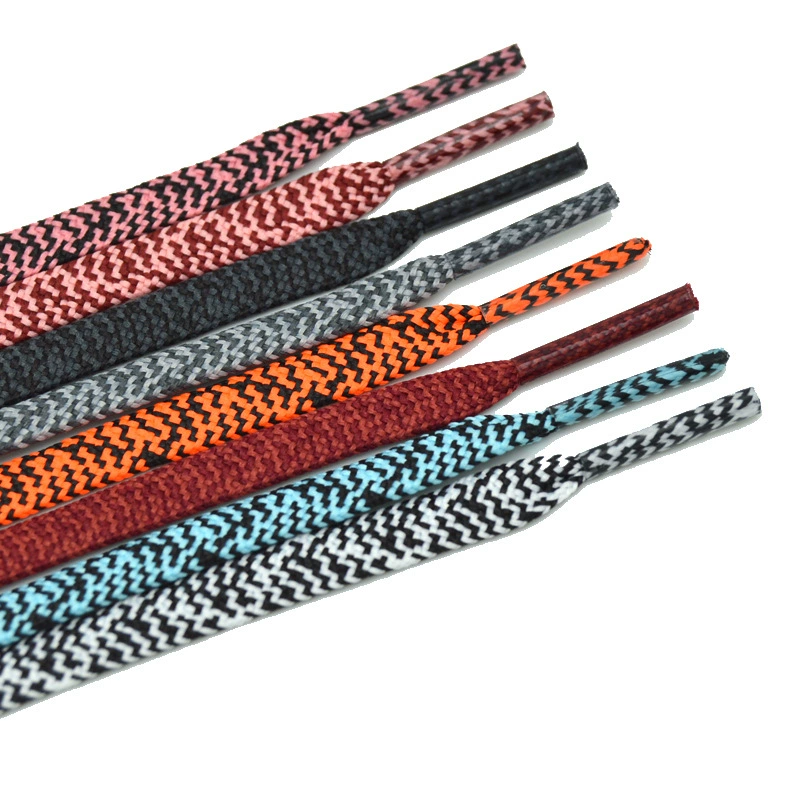 Попкорн двойные волнистые шнурки подходят UB Air Force One повседневная обувь кроссовки черный и белый синий красный