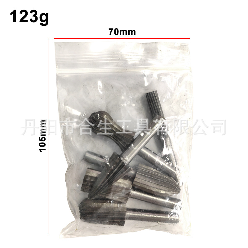 6 unids madera archivo rotatorio conjunto de seis piezas de carpintería cara fresado cortador talla cortador DIY raíz talla molienda producción para taladro eléctrico