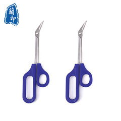 Outdoor gauze bandage scissors, 8.3-inch large stainless steel pregnant women's foot care scissors, long-tipped curved-tipped scissors