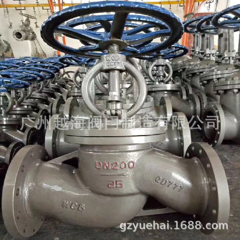 J41T-16法兰截止阀铸铁蒸汽截止阀DN15 20 25 32 40 50 65 80 100