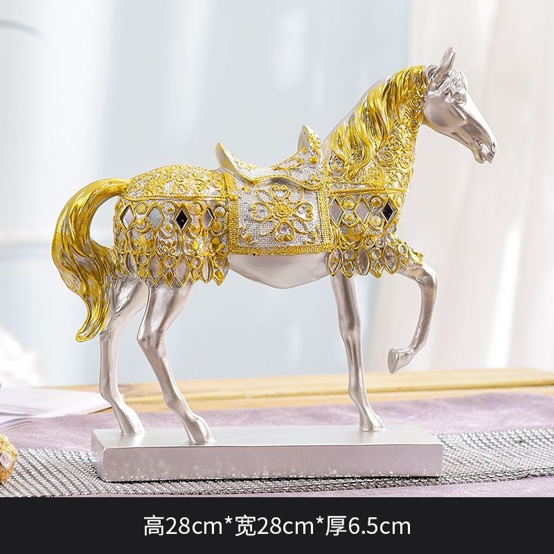 Adorno de Caballo para Escritorio de Resina para Navidad image 8