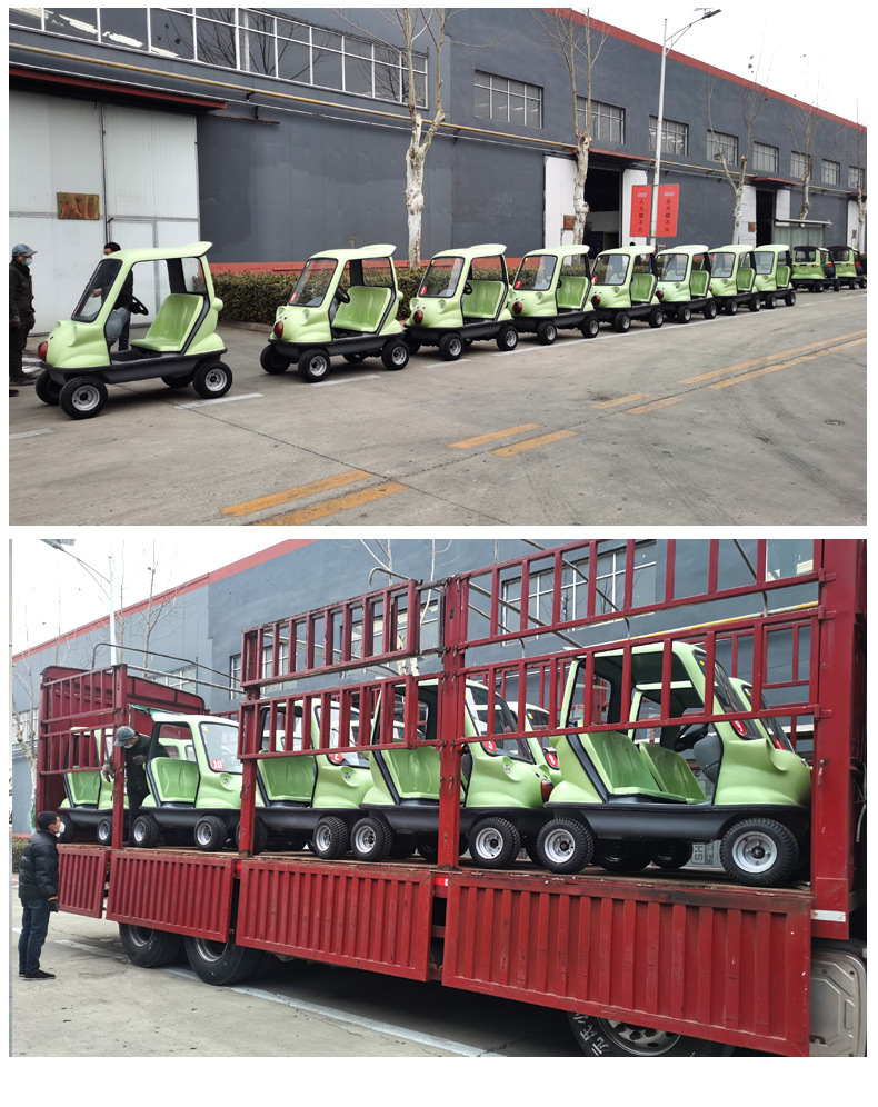 Customized intelligent scan-code electric sightseeing car for scenic area tourism, covered electric sightseeing car, parent-child electric sightseeing car