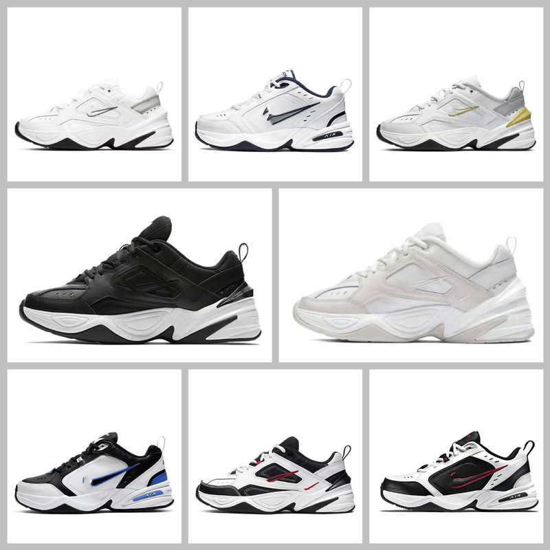 Putian Pure Original M2K Retro Dad Shoes Black and White Classic Versatile Height-Increasing Casual Shoes Unisex Sneakers