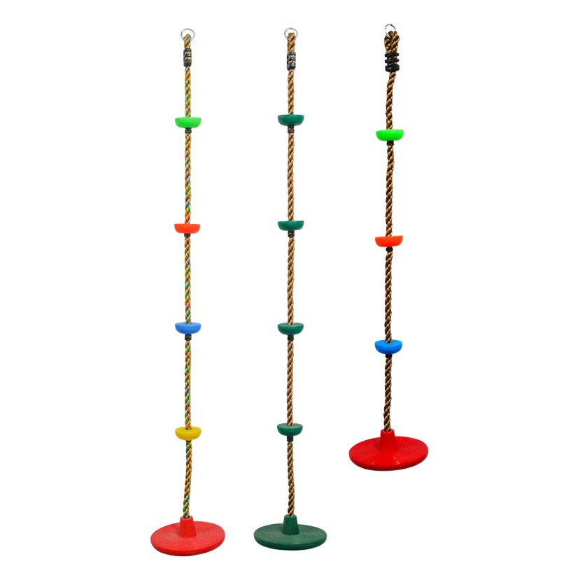 Juguetes de los niños al aire libre Amazon plástico fitness gran disco Swing cuerda escalera escalada cuerda caminar juguetes cinturón plano