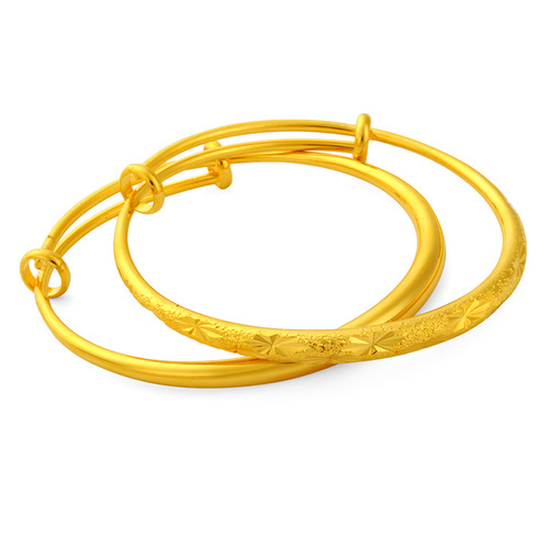 Vietnamese sand gold bracelet for women, simulated gold-plated 999 pure dragon and phoenix jewelry, fake gold copper bracelet, hand jewelry wholesale