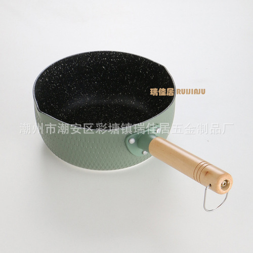 Southeast Asian aluminum ramen pot commercial instant noodle pot pasta soup pot non-stick aluminum sukiyaki pan