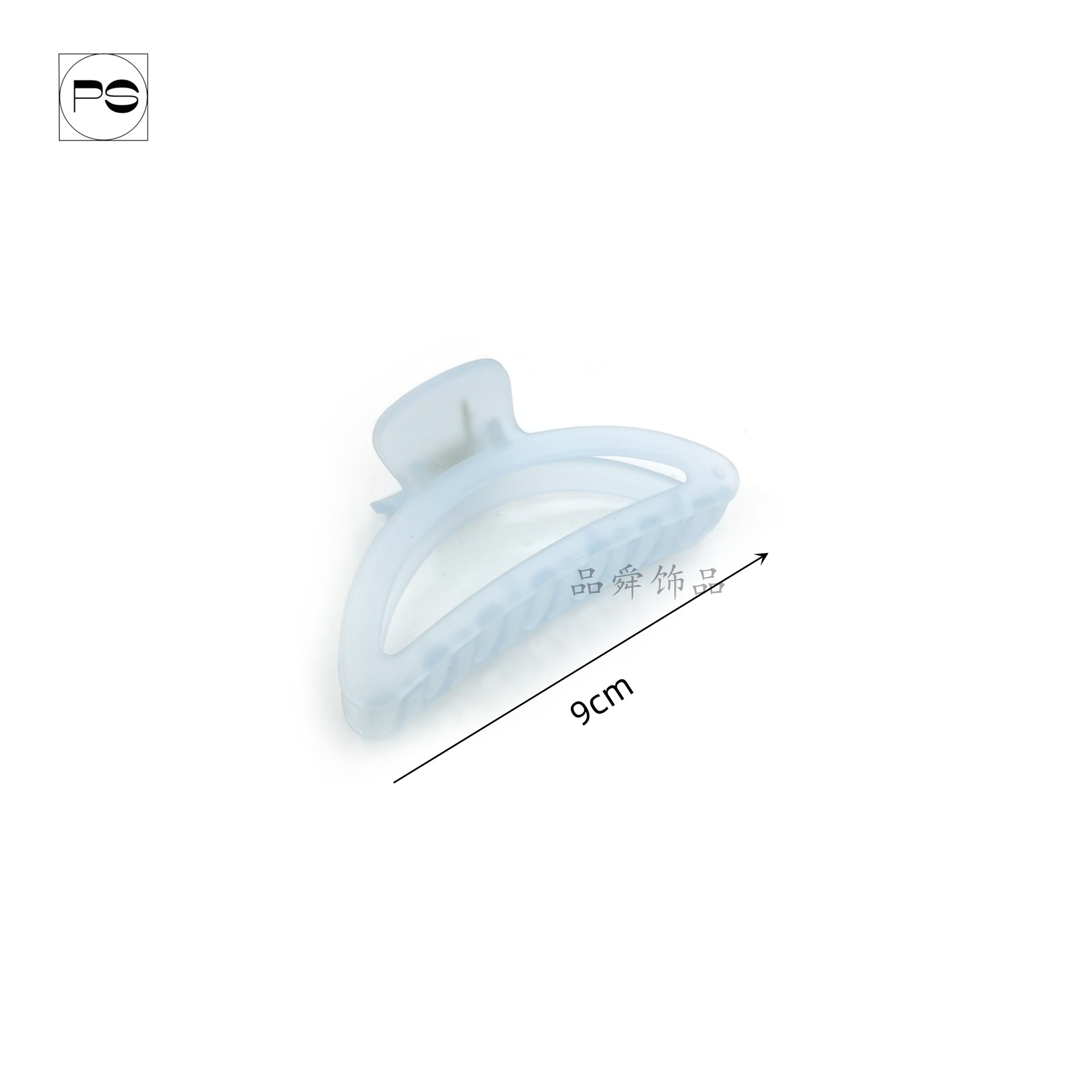 Estilo coreano simple helado jalea horquilla de las mujeres Cabeza trasera grande elegante Bañeras pelo dulce tocado al por mayor