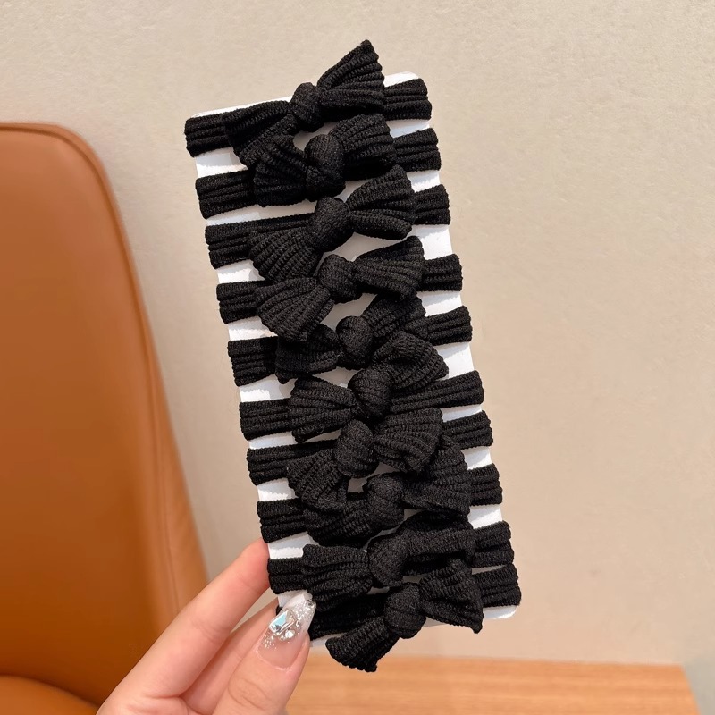 banda de goma de alta elasticidad anillo de cabello para niños no lesionar cabello de alta cola de caballo de cabello de banda de goma duradera