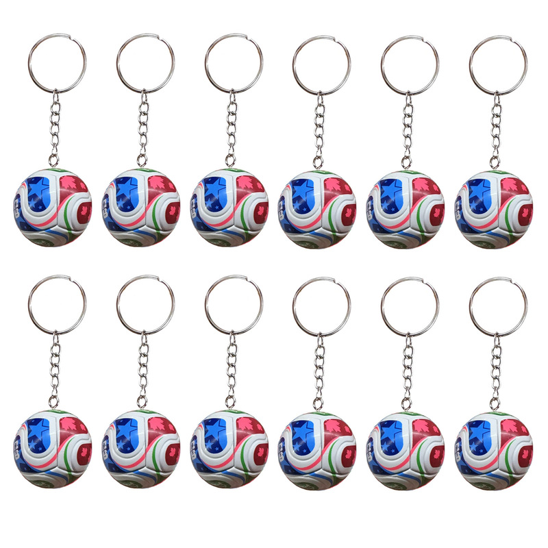 2026 United States, Canada, and Mexico World Cup Football Keychain Pendant Cross-Border Fan Merchandise Souvenir Products New Items