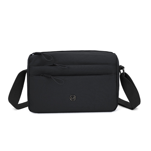 Ladies' High-End Style Large Capacity Single Shoulder Crossbody Bag, New Korean-Chinese Style Versatile Lightweight Nylon Small Square Bag