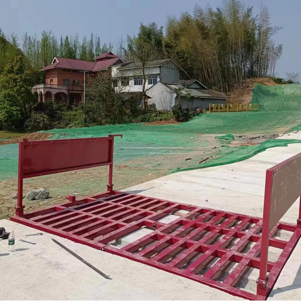 全自动洗轮机工地洗车机厂矿洗轮机清洗机简易式